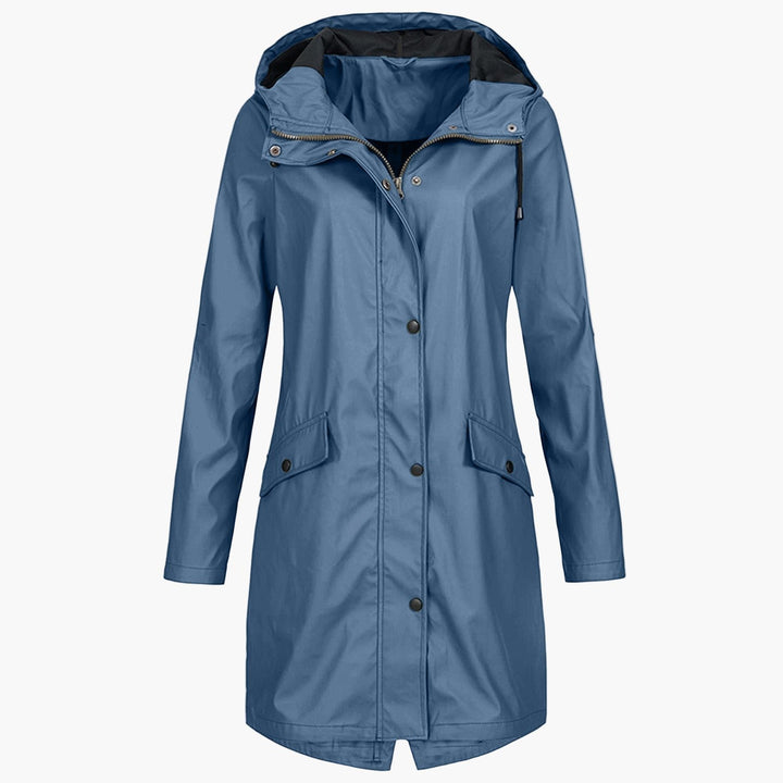 Bettina | Waterproof Long Hooded Coat for Women