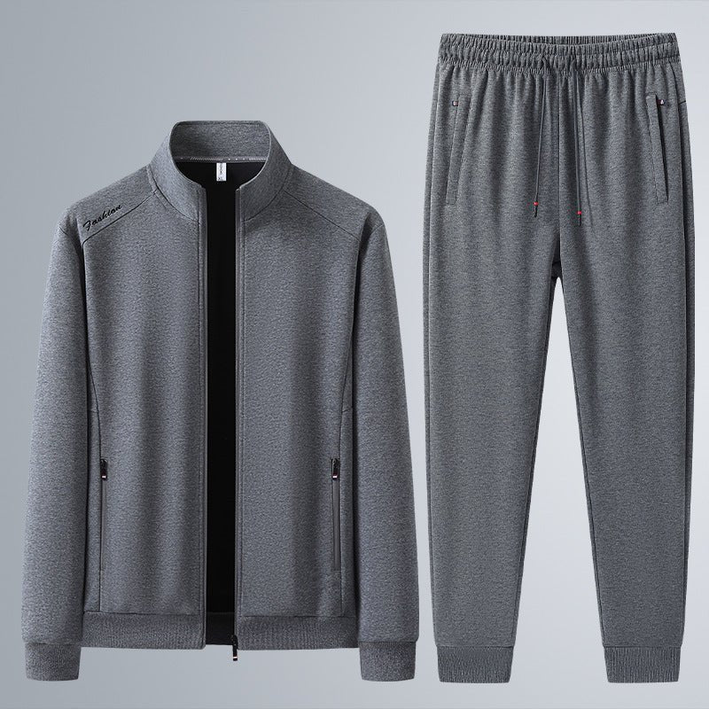 Flashwear | Sports Suit with Stand-Up Collar and Zipper for Men
