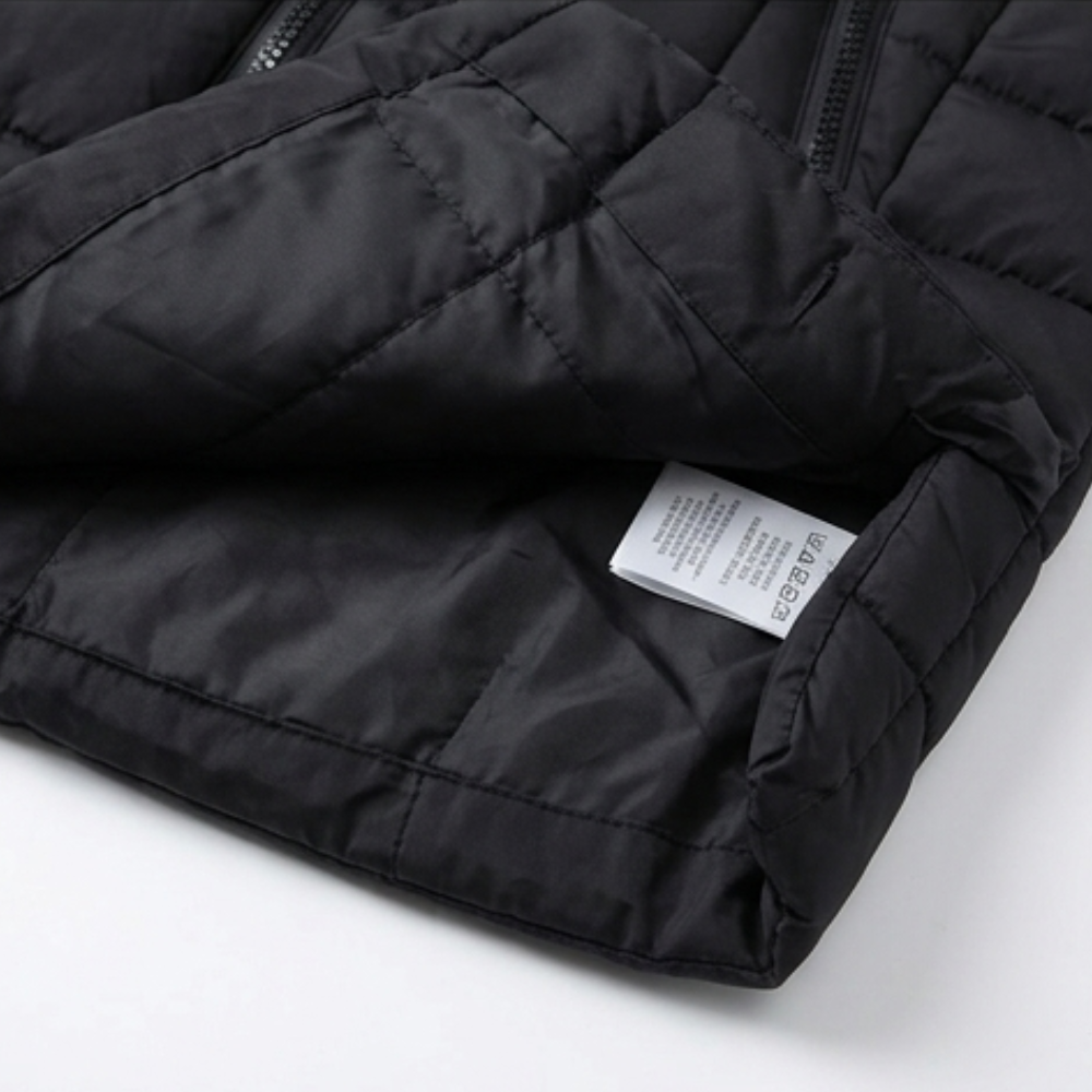 Covara | Long Quilted Puffer Vest with Hood for Women