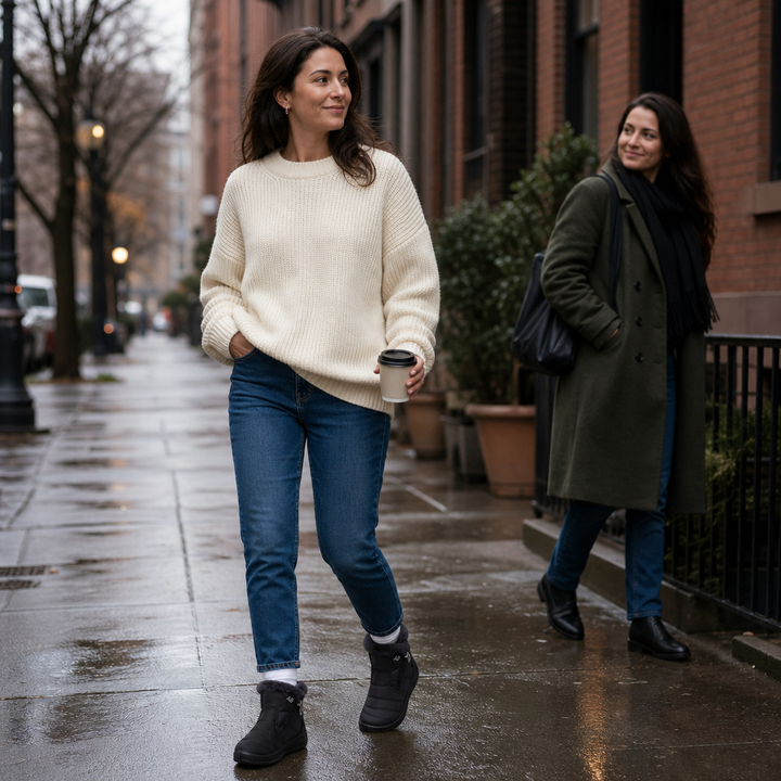 Lunavia | Plush-Lined Ankle Boots for Winter