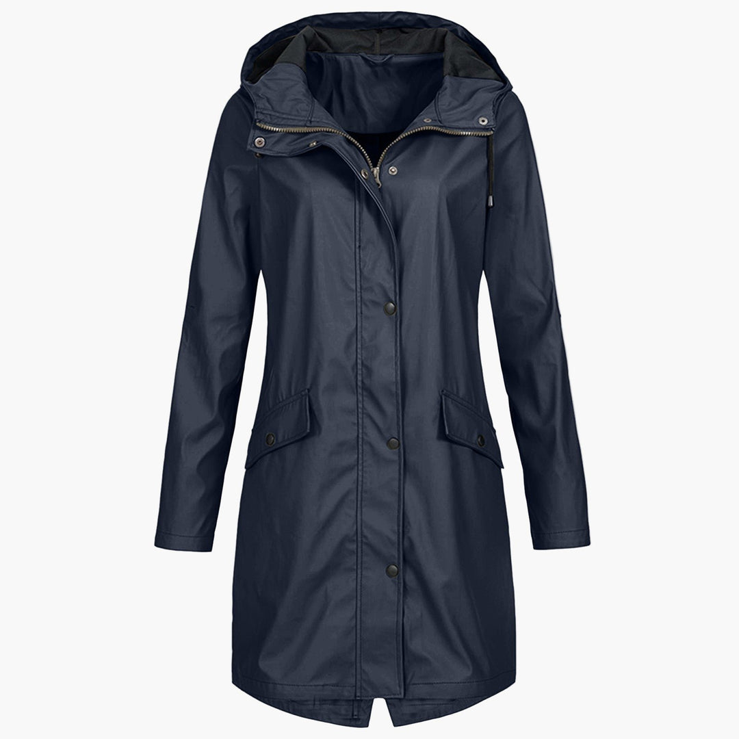 Bettina | Waterproof Long Hooded Coat for Women