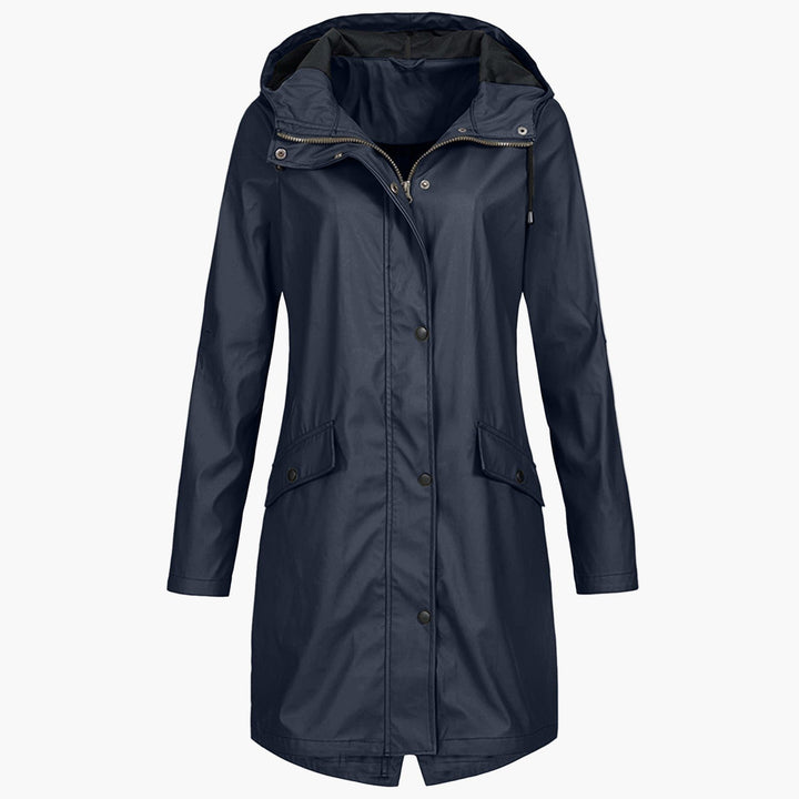 Bettina | Waterproof Long Hooded Coat for Women