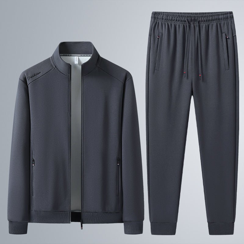 Flashwear | Sports Suit with Stand-Up Collar and Zipper for Men