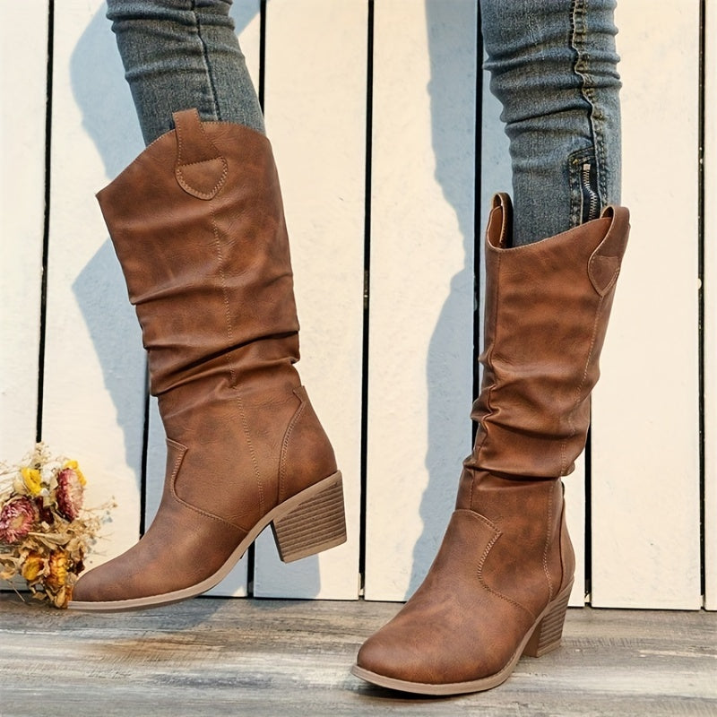 Willow | Bottes de cowboy western décontractées, souples et à tige large