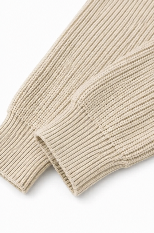 Knitpuff | Knit-Panel Quilted Puffer Jacket for Women