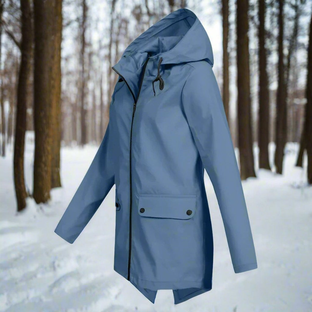 Emma | Luxuriöse und glamouröse wasserdichte Jacke