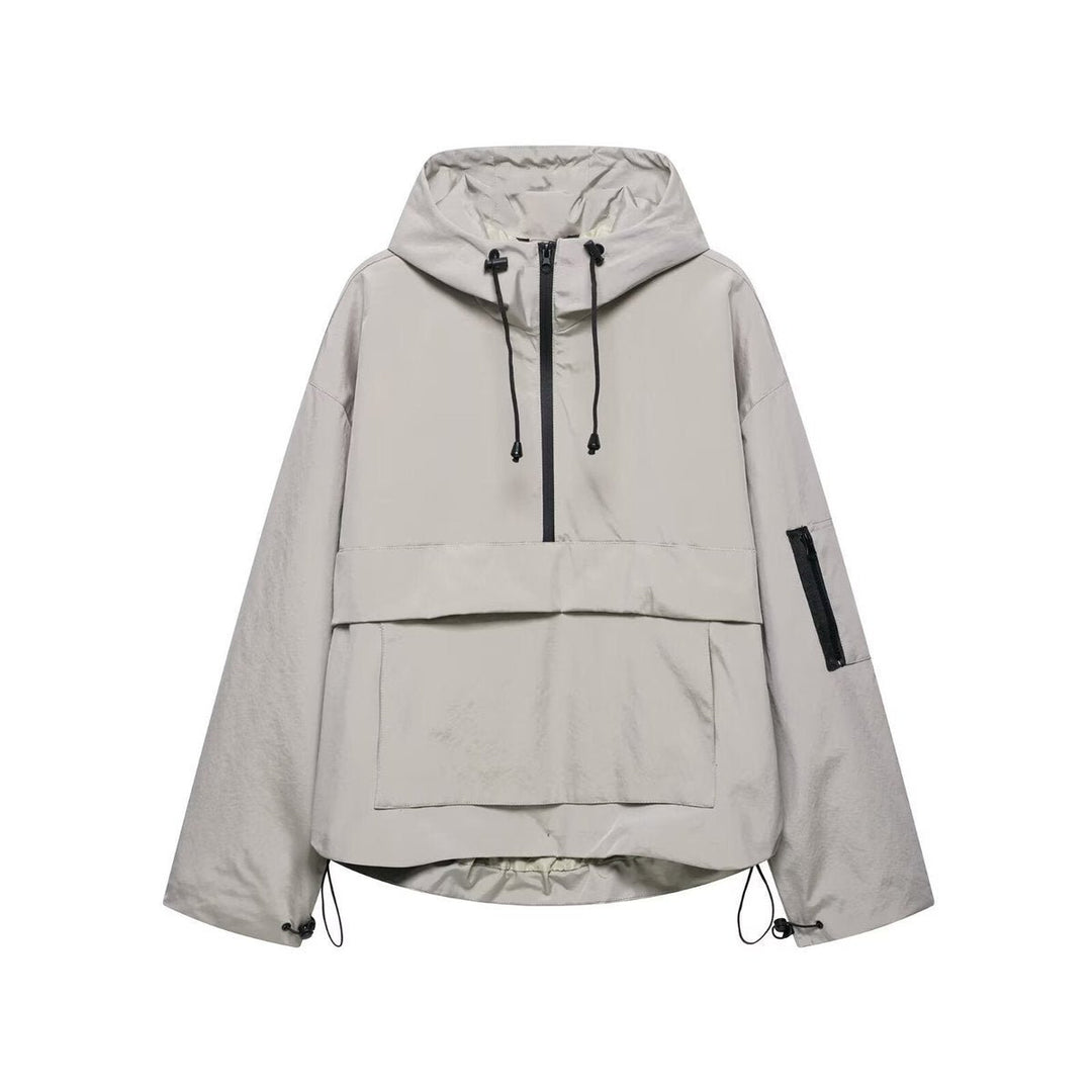 Elysia | Hooded Anorak Jacket – Wind-Resistant & Water-Repellent for Women