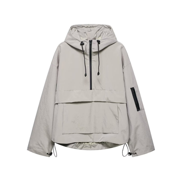 Elysia | Hooded Anorak Jacket – Wind-Resistant & Water-Repellent for Women