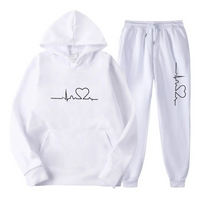 Isabelle | Tuta da donna elegante con felpa con cappuccio per un look rilassato