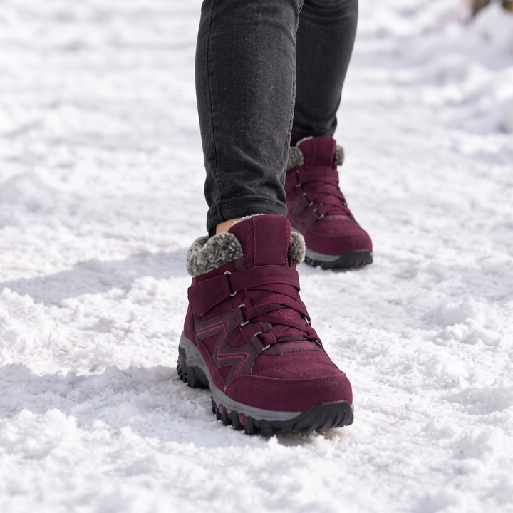 Cozywalk | Non-Slip Ankle Boots – Fleece-Lined Design for Winter