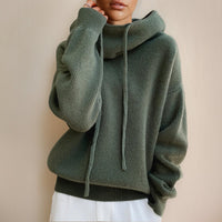 Sienna | Bequemer und stilvoller Oversize-Hoodie mit Rollkragen