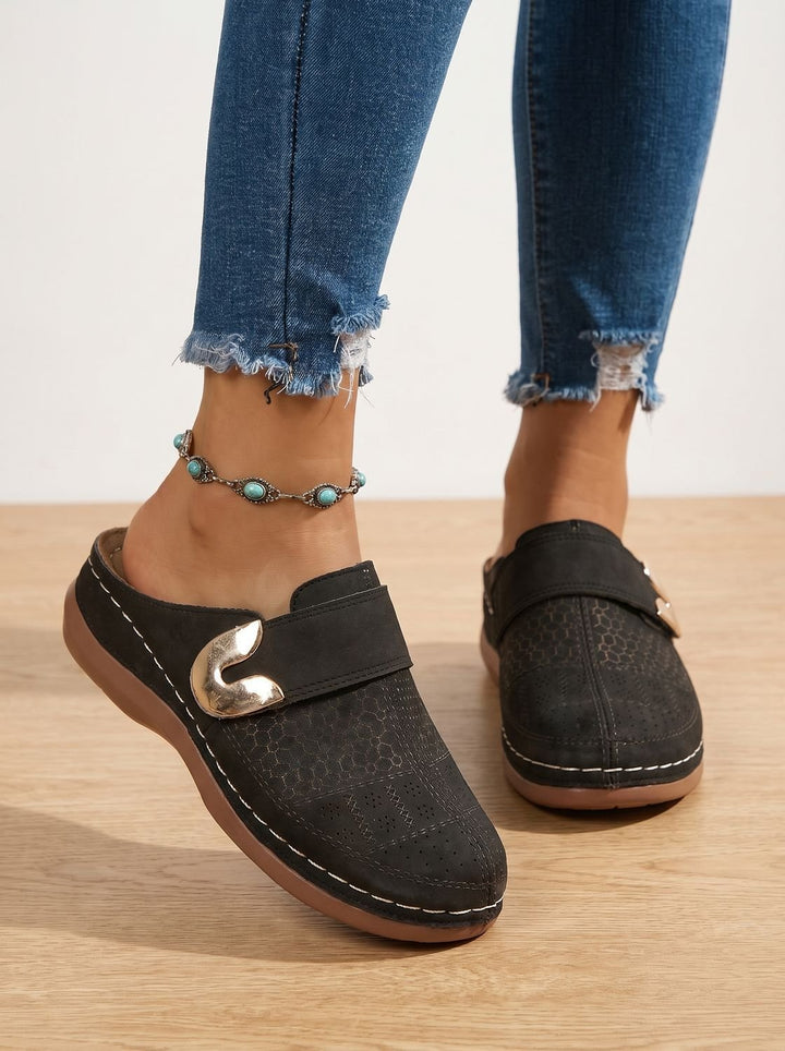 Emma | Orthopedic Mule Clogs – Adjustable Slip-On Style for Women
