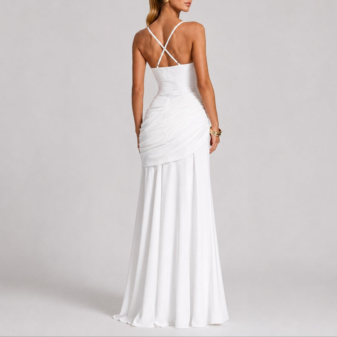 Sophia | Elegante e sofisticato abito lungo autunnale da cerimonia