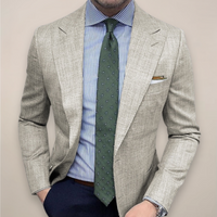 Henry | Blazer monopetto da uomo con trama testurizzata