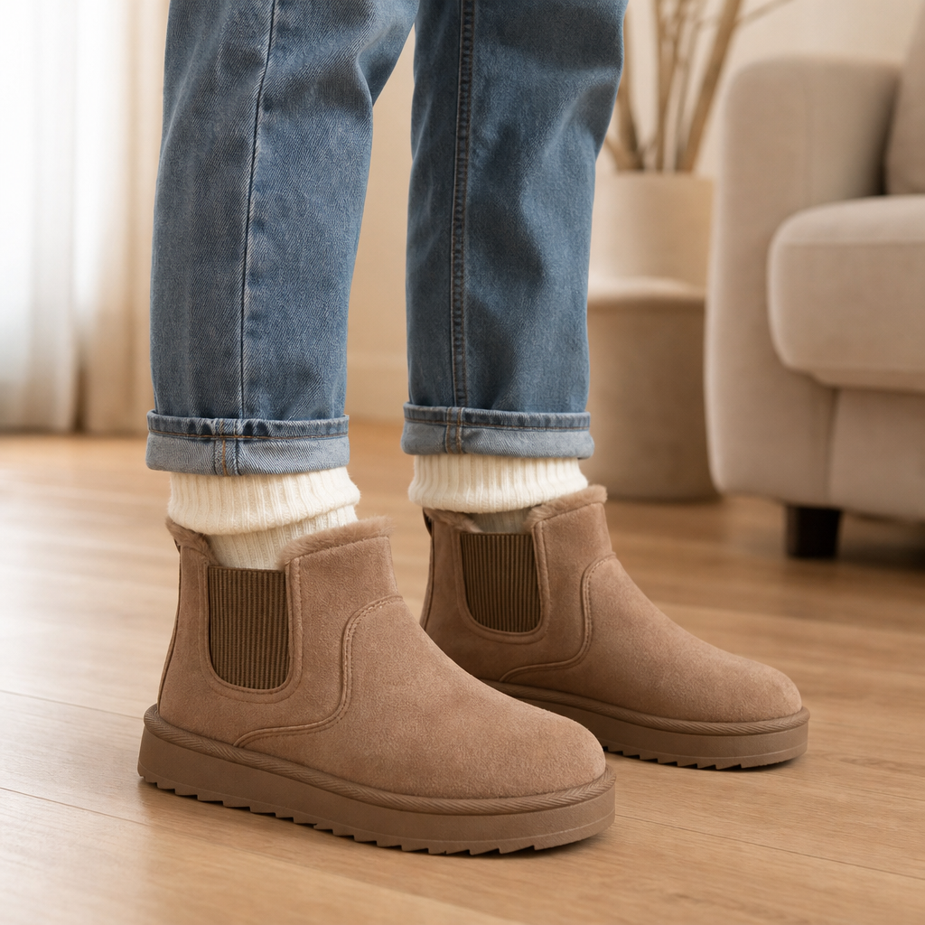 Cozywalk | Fur-Lined Slip-On Winter Boots for Women