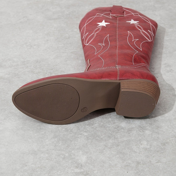 Clara | Bottes de cowboy audacieuses et confortables à tige large