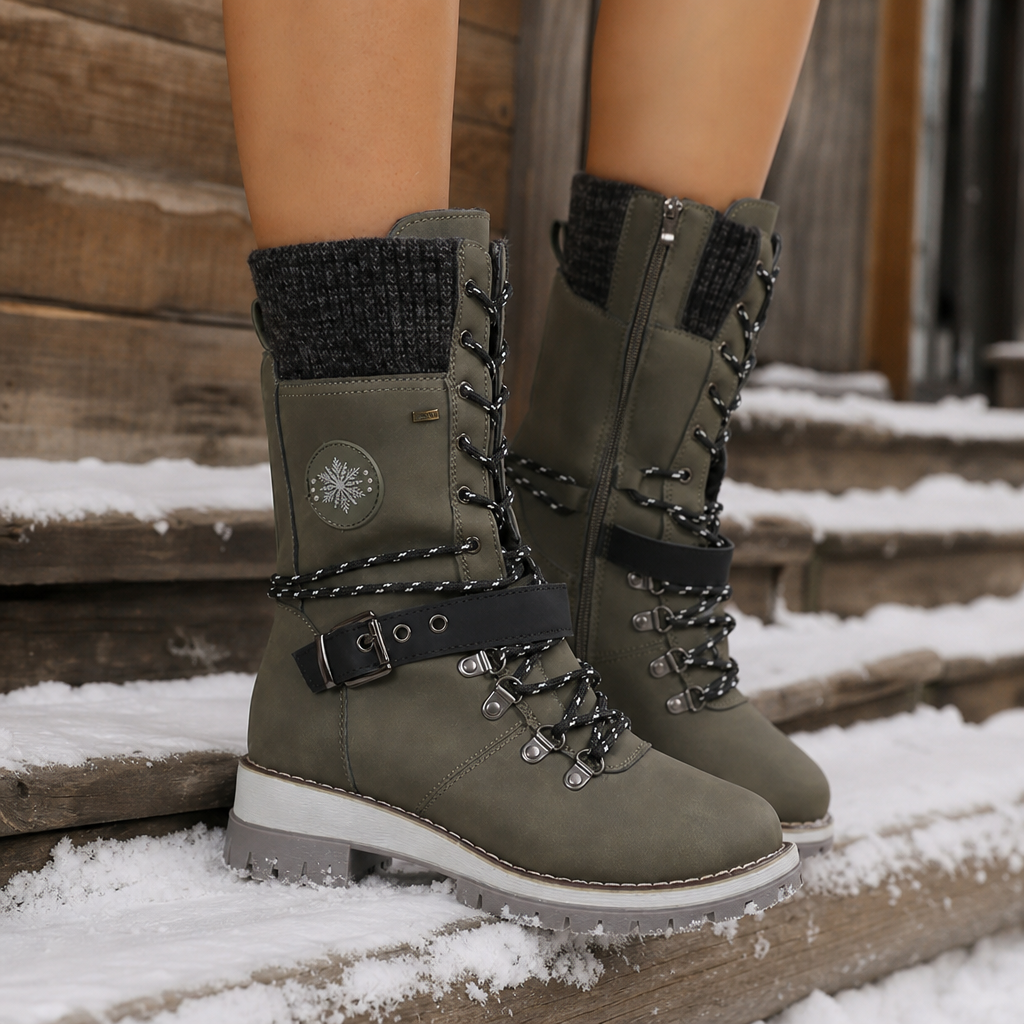 Snowlina | Knee-High Insulated Snow Boots for Women
