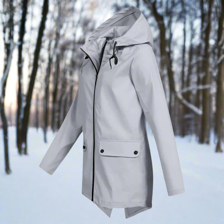 Emma | Luxuriöse und glamouröse wasserdichte Jacke