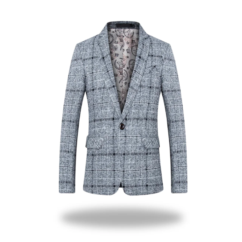 Marco | Blazer – Tailored-Fit Cotton-Polyester Design for Men