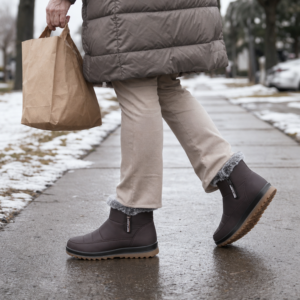 Warmalia | Waterproof Slip-On Snow Boots for Women