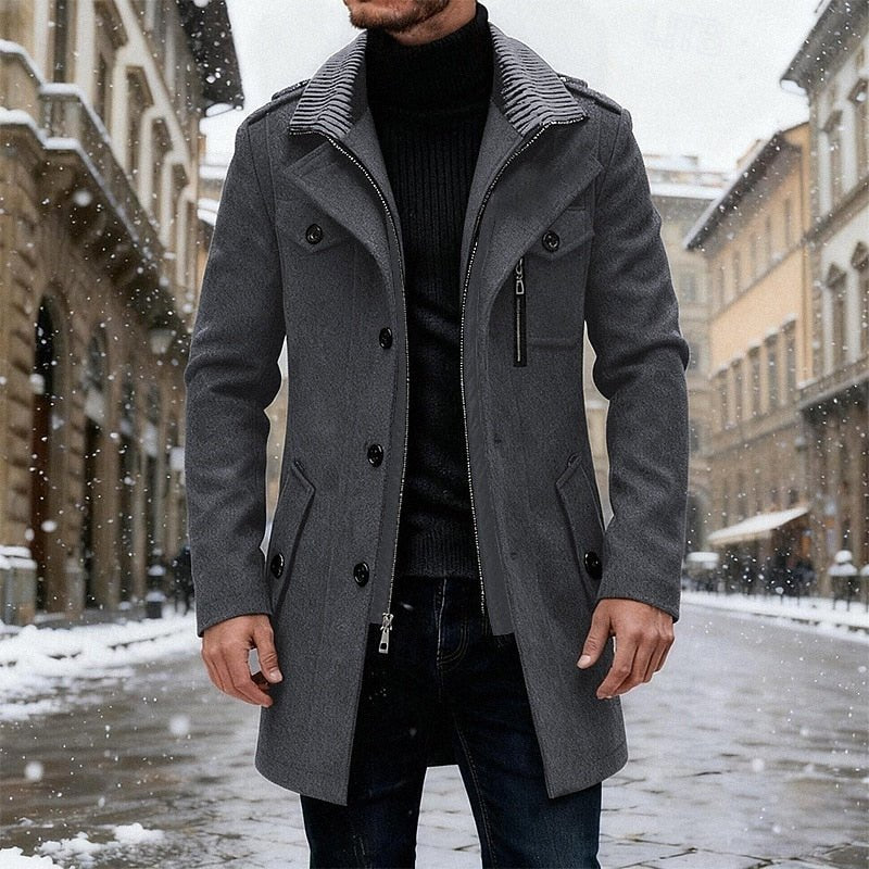 Bexley | Tailored Overcoat for Men – Timeless Warmth and Style