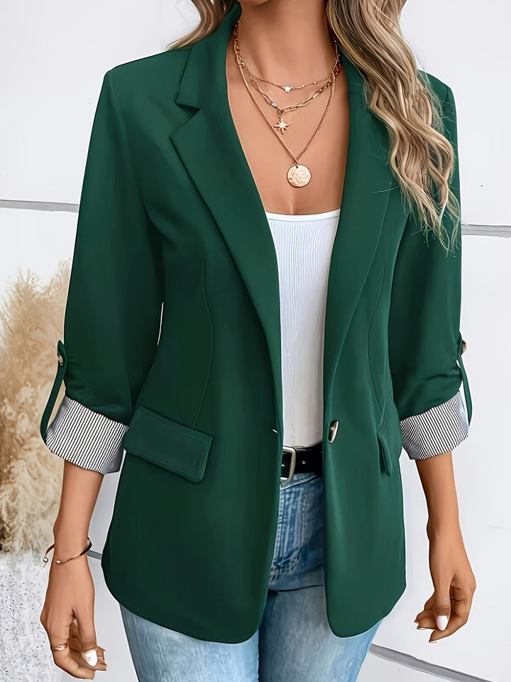 Clara | Stilvoller und vielseitiger Blazer mit hochkrempelbaren Ärmeln