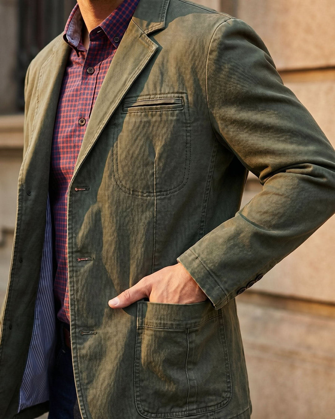 Westley | Cotton Blazer – Effortless Structure for Men