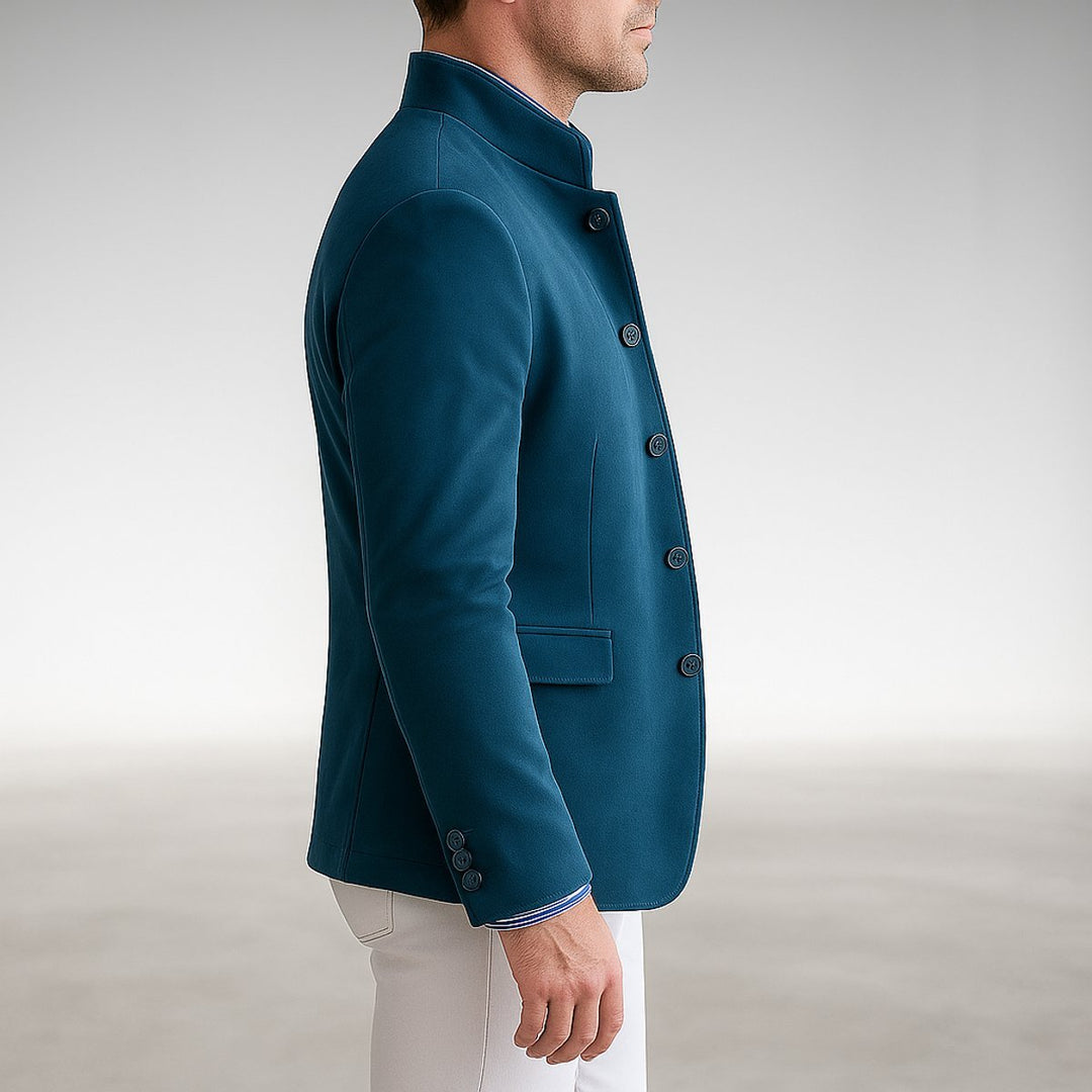 Owen | Mandarin-Collar Blazer Jacket for Men
