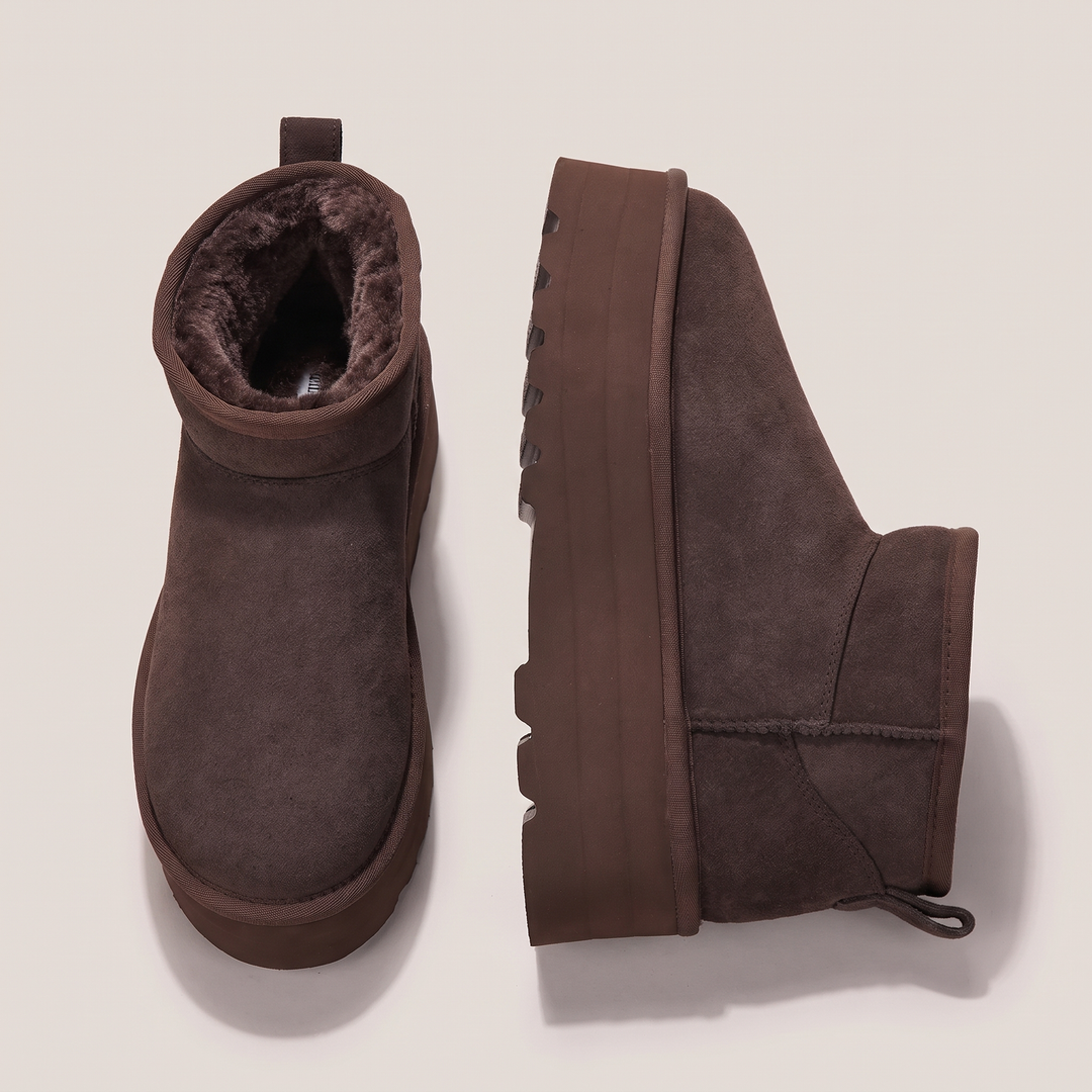 Cozy | Shearling Ankle Boots – Classic Comfort for Women