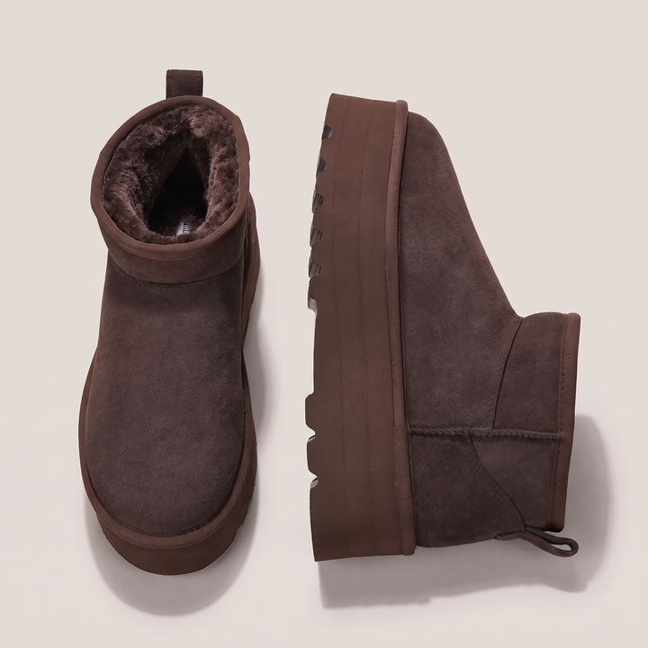 Cozy | Shearling Ankle Boots – Classic Comfort for Women