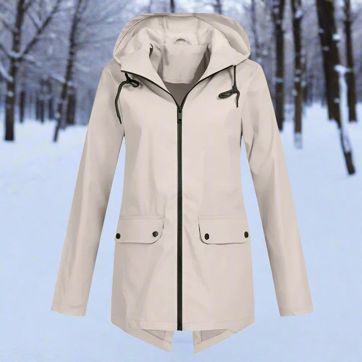 Emma | Luxuriöse und glamouröse wasserdichte Jacke