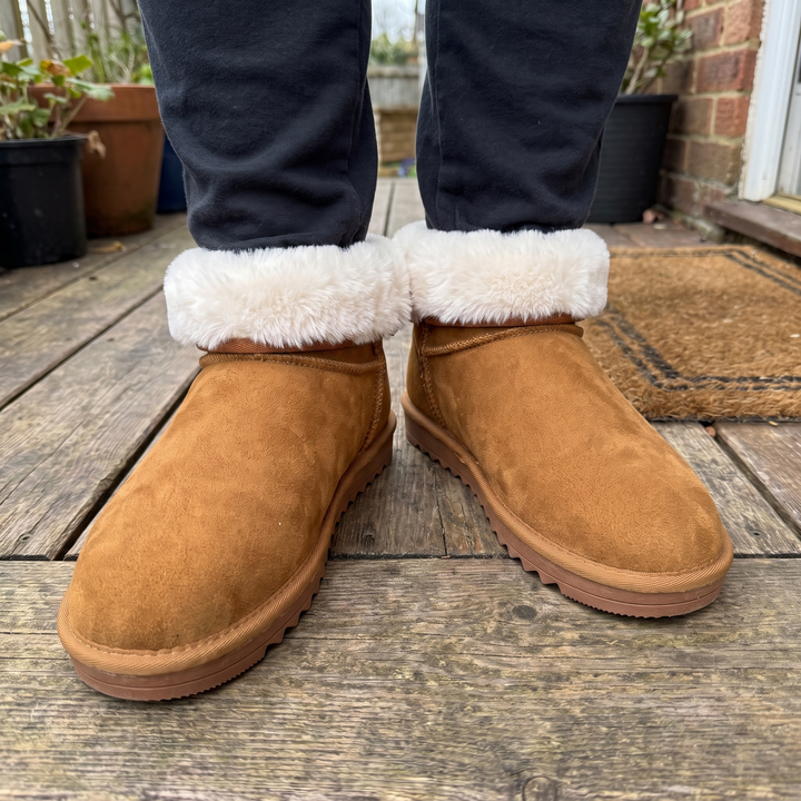 Briarfield | Warm Ankle Boots – Cozy Cotton Lining for Women