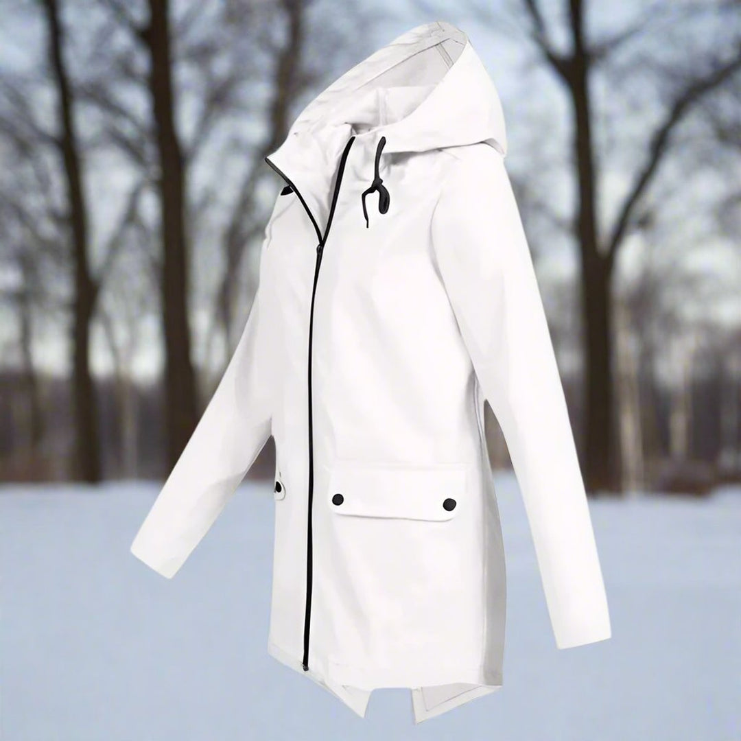Emma | Luxuriöse und glamouröse wasserdichte Jacke