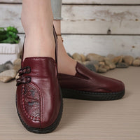 Amelia | Gepolsterte Leder-Slip-on-Loafer für Damen