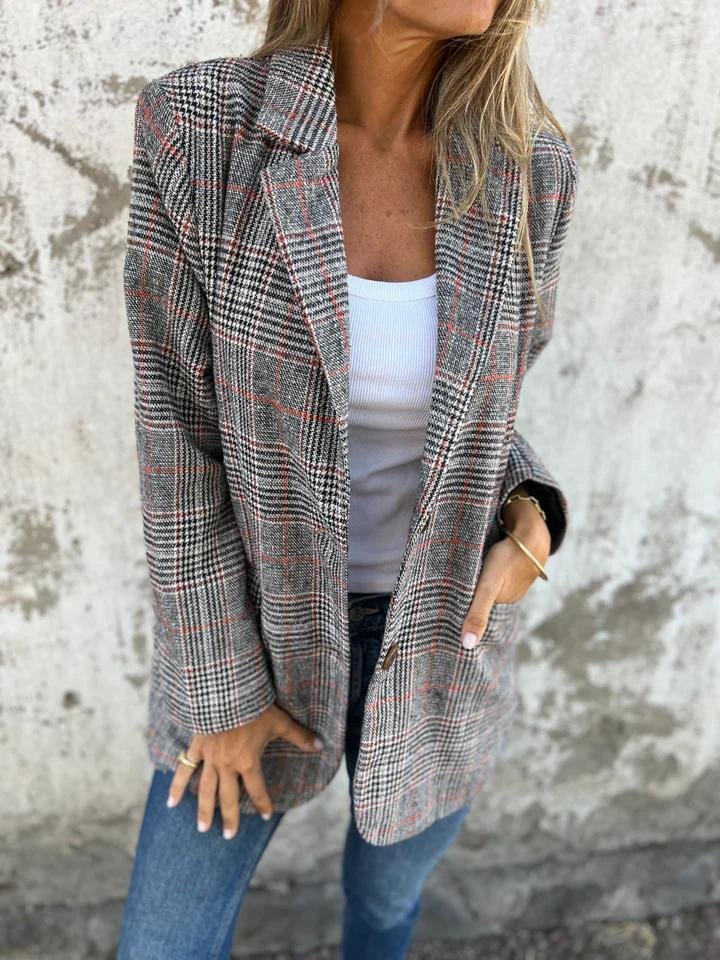 Emilia | Blazer classico e versatile a quadri