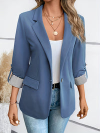 Clara | Stilvoller und vielseitiger Blazer mit hochkrempelbaren Ärmeln