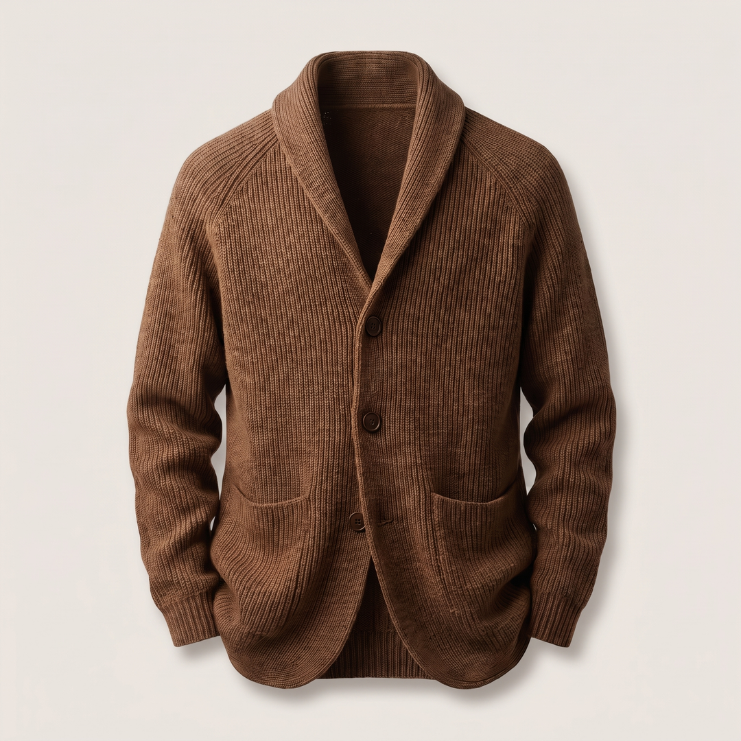 Ravine | Ribbed Knit Blazer – Versatile Smart-Casual Style for Men
