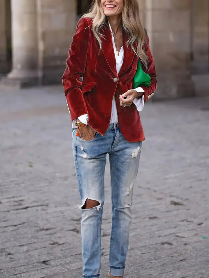 Isabelle | Luxurious And Timeless Velvet Blazer