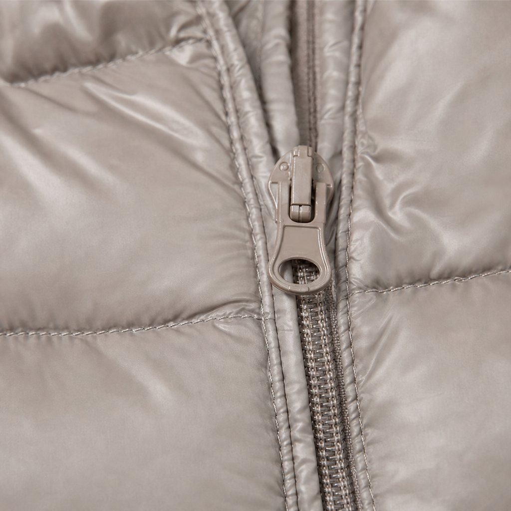 Veluna | Long Quilted Puffer Coat – Lightweight Warmth for Women