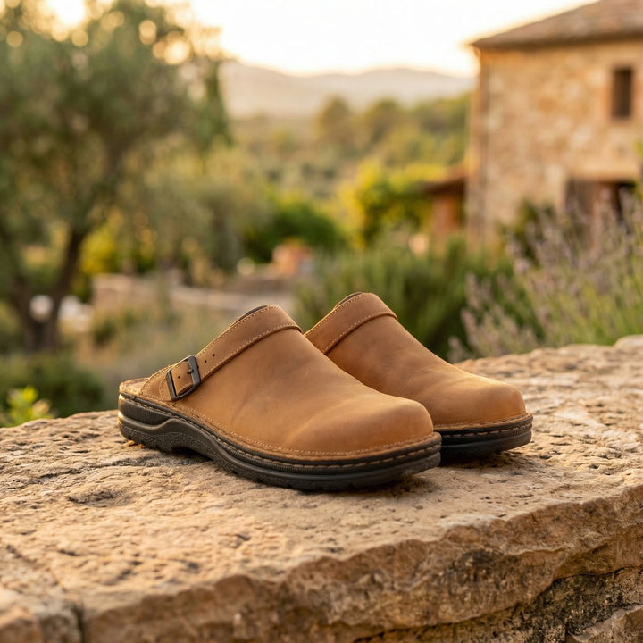 Harper | Slip-On Leather Clogs for Women