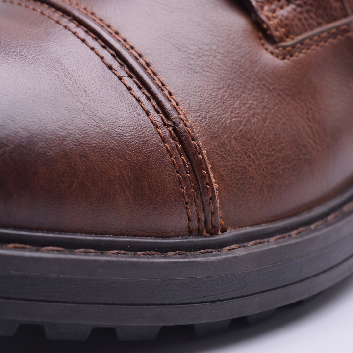 Fitzroy | Leather Ankle Boots – Rugged Comfort for Men