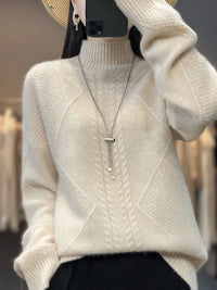 Anne | Weicher Kaschmir-Rollkragenpullover