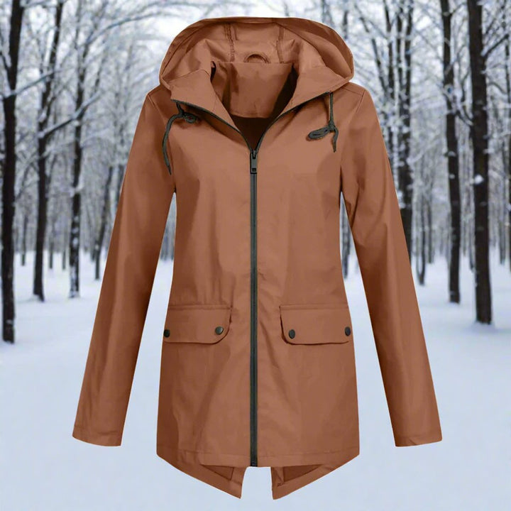 Emma | Luxuriöse und glamouröse wasserdichte Jacke