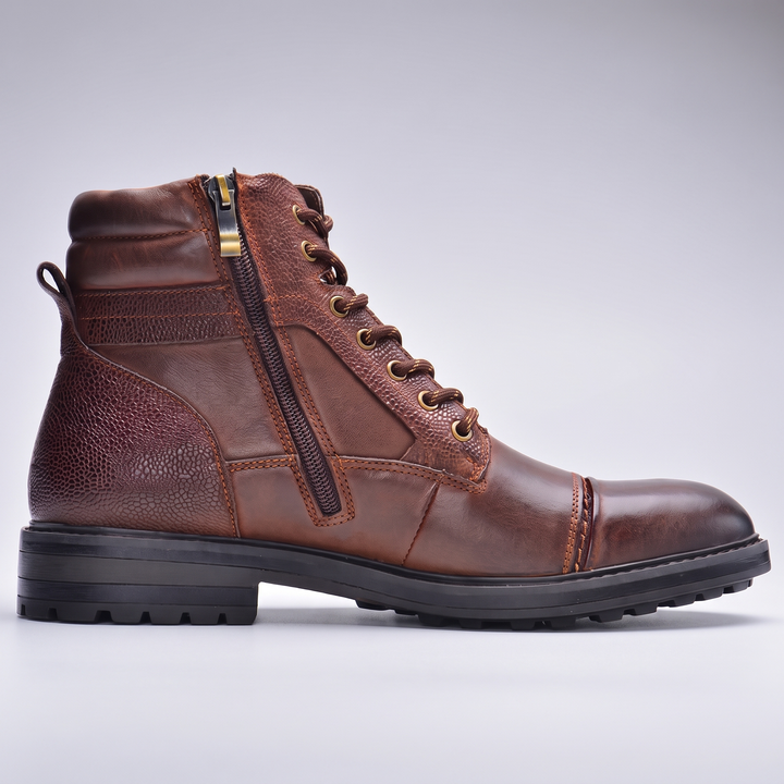 Fitzroy | Leather Ankle Boots – Rugged Comfort for Men