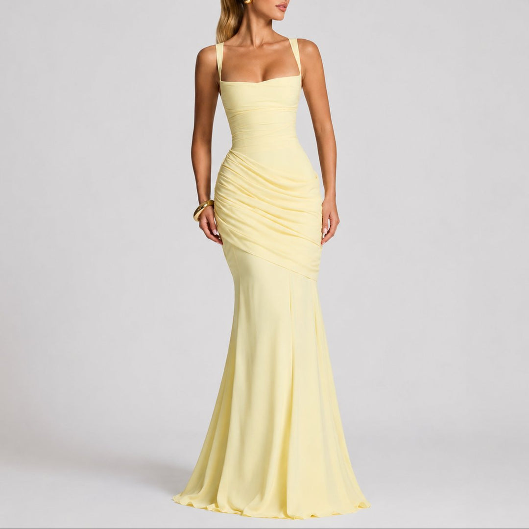Sophia | Elegante e sofisticato abito lungo autunnale da cerimonia