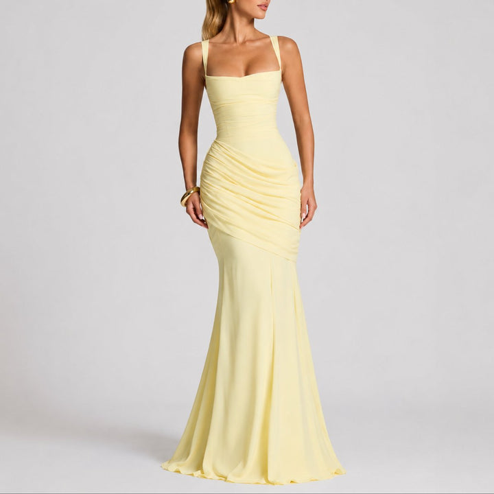 Sophia | Elegante e sofisticato abito lungo autunnale da cerimonia