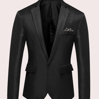 Adrian | Eleganter und moderner Business-Blazer in schmaler Passform mit einem Knopf