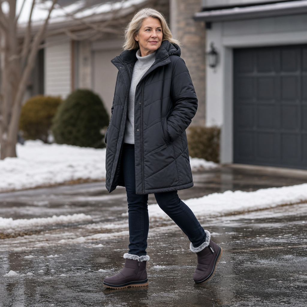 Warmalia | Waterproof Slip-On Snow Boots for Women