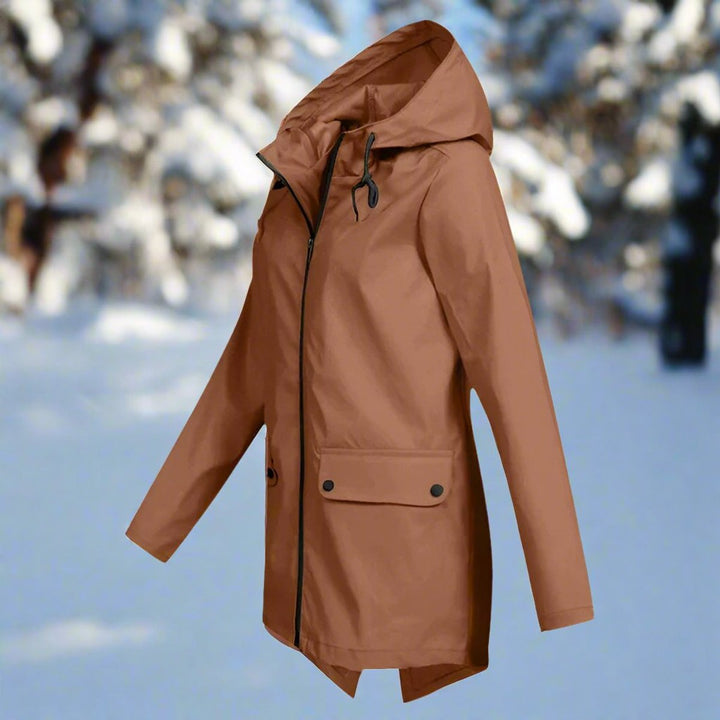 Emma | Luxuriöse und glamouröse wasserdichte Jacke