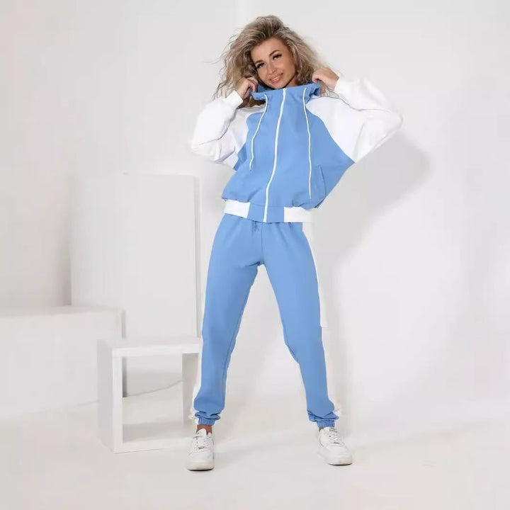 Druva | Hooded Tracksuit – Comfortable Cotton Blend Set for Women